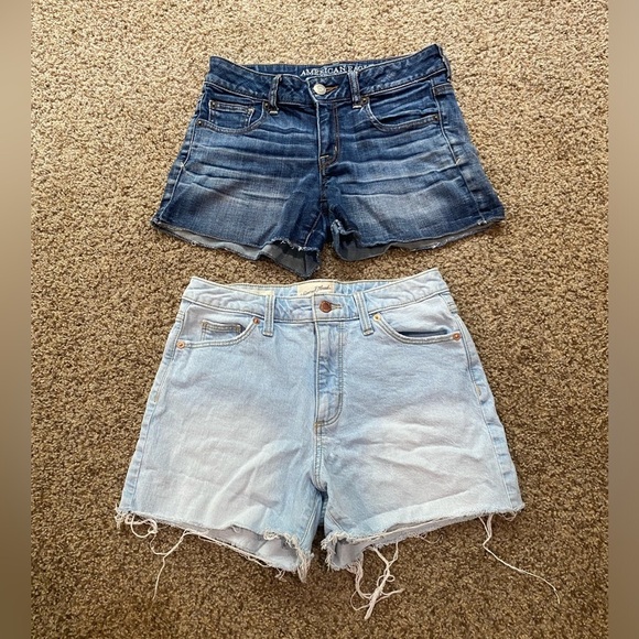 American Eagle Outfitters Pants - American Eagle & Universal Threads Jean Shorts size 4 29 Lot Of 2 Vintage Midi